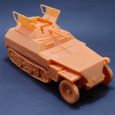 3d Printed 1/72 German Sd.Kfz.250/9 Half-Track Armored Vehicle Unpainted Kit